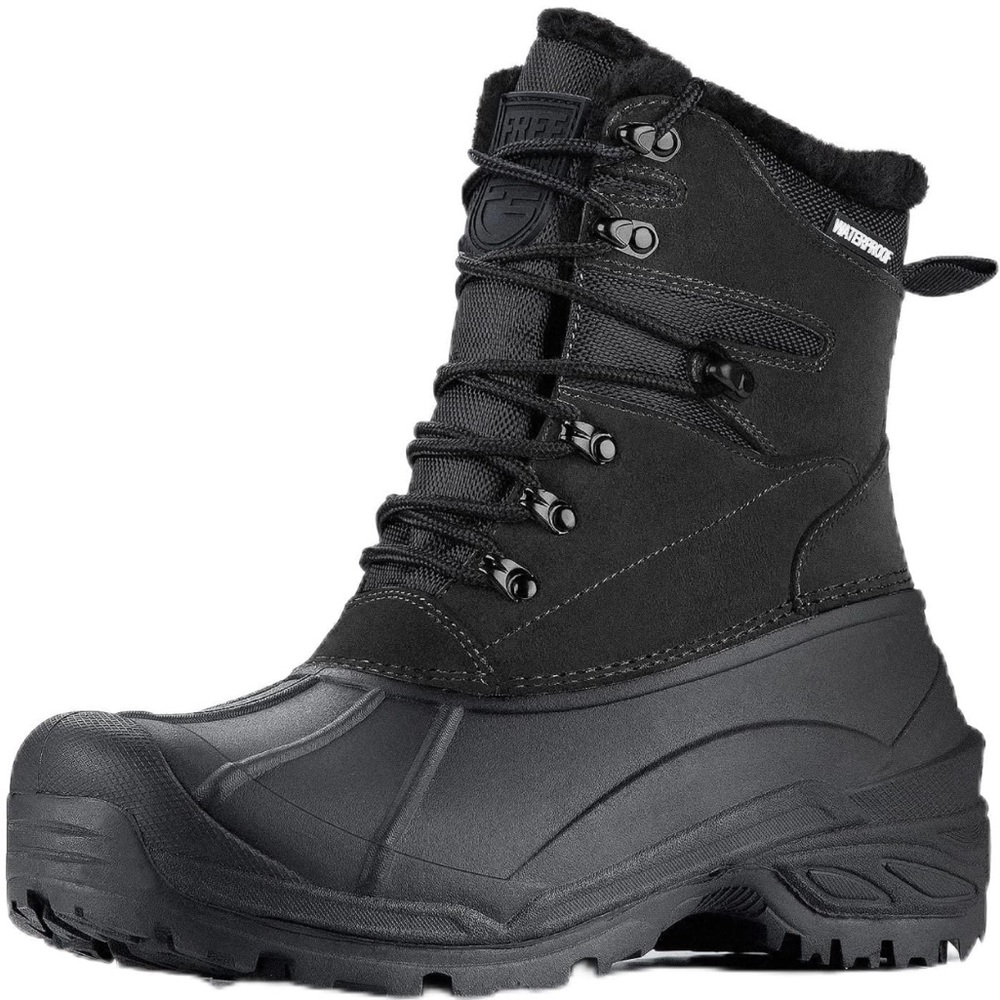 FREE SOLDIER Women’s Snow Boots Warm Fleece Lining Winter Waterproof Insulated